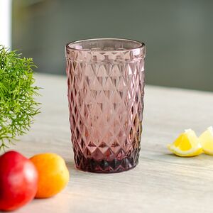 Стакан для воды Шатель 300 мл розовый, стекло Boltze фото 5