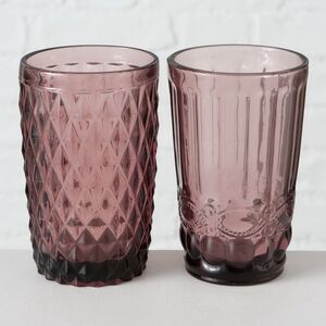 Стакан для воды Монруж 300 мл розовый, стекло Boltze фото 7