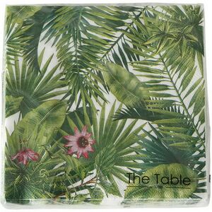 Бумажные салфетки Tropical Foliage 17*17 см, 20 шт (Boltze, Германия). Артикул: 1006209-2