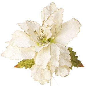 Пуансеттия на стебле Гигантская 64 см белая (Hogewoning, Нидерланды). Артикул: 100641-373/113475-068