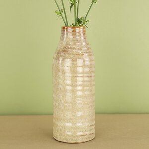 Декоративная бутылка из керамики Песочный Бархан 26 см (Edelman, Нидерланды). Артикул: ID60754