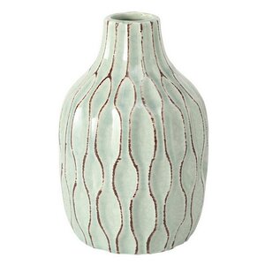 Керамическая ваза Мелания 21 см светло-зеленая Boltze фото 6