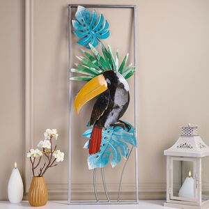 Декоративное панно Тукан Харси 90*31 см (Boltze, Германия). Артикул: 1013122-1