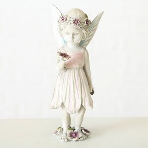 Декоративная фигурка Фея Блюммери с цветочком 17 см (Boltze, Германия). Артикул: 1013297-1