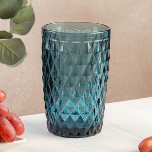 Стакан для воды Шатель 300 мл синий, стекло Boltze фото 2