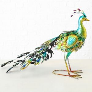 Декоративная фигура Павлин - Благородный Антонио 50 см зеленый (Boltze, Германия). Артикул: 1014709-1