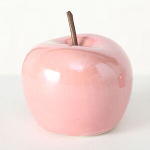 Фарфоровая статуэтка Яблоко Rino 8 см нежно-розовое Boltze фото 1