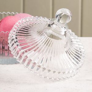 Сахарница с крышкой Кирстин 12*10 см, стекло Boltze фото 3