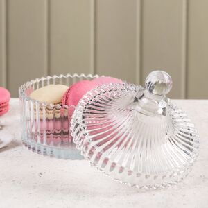 Сахарница с крышкой Кирстин 12*10 см, стекло Boltze фото 4