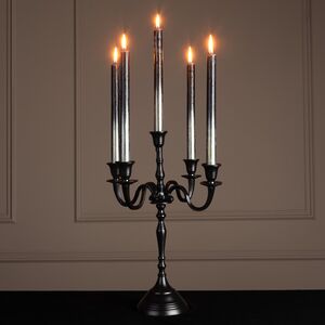 Канделябр на 5 свечей Порта-Салво 40 см черный Boltze фото 1