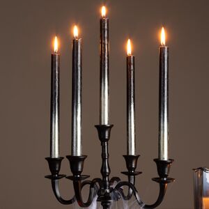 Набор столовых свечей Renee 25 см, 2 шт, черный Koopman фото 4