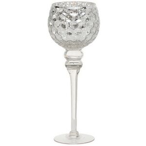 Набор стеклянных подсвечников-бокалов Виндлайт 30-40 см серый, 3 шт Boltze (Больтце) фото 6