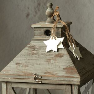 Набор деревянных подсвечников - фонарей Грэмми 3 шт 33-68 см Boltze фото 2