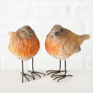 Декоративная фигурка Птичка Леджер - Birchules 8 см Boltze фото 3