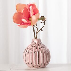 Керамическая вазочка Жюстин 11 см нежно-розовая Boltze фото 3