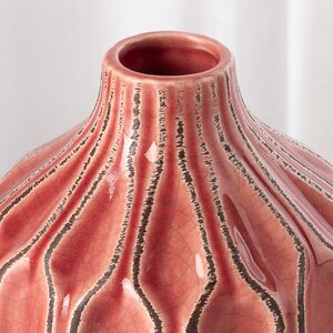 Керамическая вазочка Жюстин 11 см темно-розовая Boltze фото 2