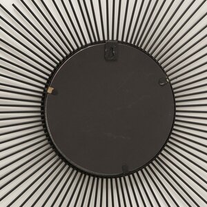 Настенное зеркало - солнце Бруклин 50 см черное Boltze фото 3