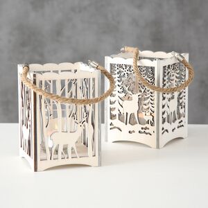 Деревянный подсвечник Лесная Магия - Олень 14 см Boltze фото 8