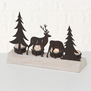 Декоративный подсвечник Лесные Жители 26*18 см (Boltze, Германия). Артикул: 1017607-1