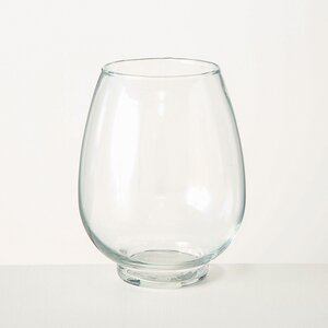 Стеклянная ваза на подставке Альма 21 см Boltze фото 2