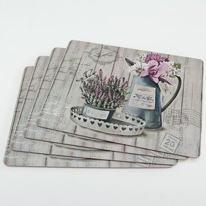 Набор плейсматов Lavender Mood: Pink 40*30 см, 4 шт (Boltze, Германия). Артикул: 1018617-2