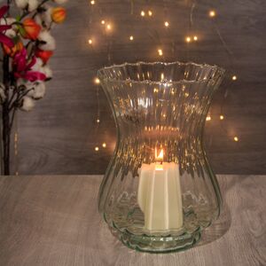 Стеклянный подсвечник Ваза Хельга 20 см (Edelman, Нидерланды). Артикул: 1018674-1-2