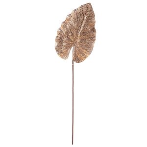 Декоративная ветка Сверкающий лист Филодендрона 78 см, бронзовый Hogewoning фото 3