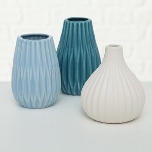 Набор керамических ваз Wilma Ocean 12 см, 3 шт Boltze фото 2