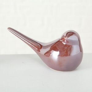 Фарфоровая статуэтка Птица Жемчужная 8 см, бордовая (Boltze, Германия). Артикул: 1020949-3