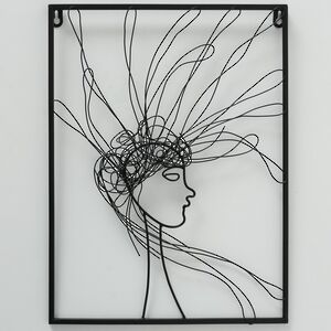 Декоративное панно Мадам Дюбуа 40*30 см (Boltze, Германия). Артикул: 1020996-2