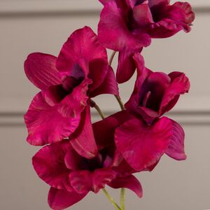 Искусственная орхидея пурпурная 26 см Edelman фото 2