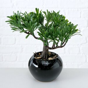 Искусственное растение в горшке Бонсай Лион - Эвкалипт 20 см