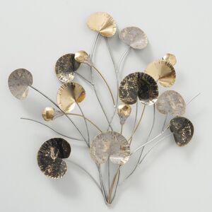 Декоративное панно Водяные лилии 50*50 см (Boltze, Германия). Артикул: 1021764