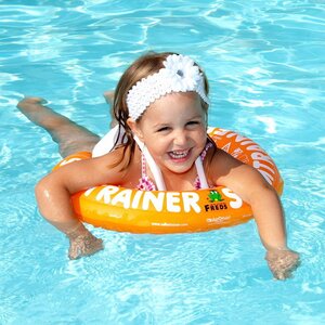 Надувной круг Swimtrainer оранжевый, 2-6 лет (Freds Swim Academy, Германия). Артикул: 10201-swimtrainer