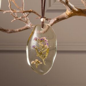 Набор декоративных подвесок Гербарий - Momento Primaverile 10 см, 8 шт, подвеска Kaemingk фото 4