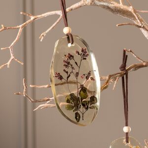 Набор декоративных подвесок Гербарий - Momento Primaverile 10 см, 8 шт, подвеска Kaemingk фото 6