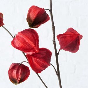 Искусственная ветка Физалис 90 см красный Boltze фото 9