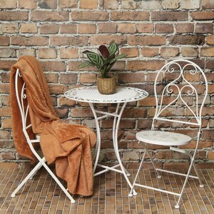 Складной стул с мозаикой Флорентин Тессера 93*51*38 см, металл Kaemingk фото 8