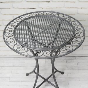 Комплект садовой мебели Ферарра: 1 стол + 2 стула, серый Edelman фото 2