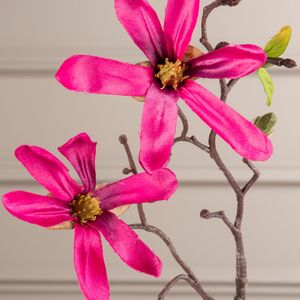 Веточка Магнолия в цвету 45 см розовая Edelman фото 2