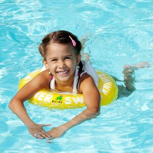 Надувной круг Swimtrainer желтый, 4-8 лет Freds Swim Academy фото 1
