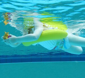 Надувной круг Swimtrainer желтый, 4-8 лет Freds Swim Academy фото 8