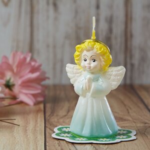 Декоративная свеча Ангел 8 см (Омский Свечной, Россия). Артикул: 1034-свеча
