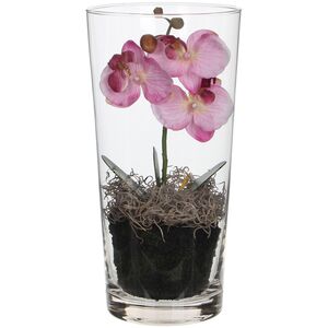 Искусственный цветок в кашпо Орхидея Королевская 30 см розовая Edelman (Эдельман) фото 4