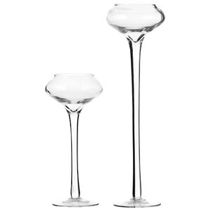 Набор подсвечников Лаура 30 см, 2 шт, стекло (Edelman, Нидерланды). Артикул: 1046942