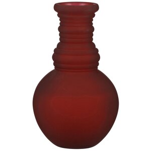Стеклянная ваза Леди Батори 24 см, бургунди Edelman фото 8