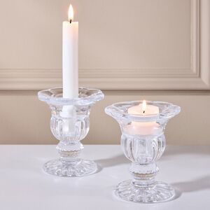 Стеклянный подсвечник Томбрандо 10 см