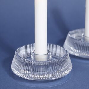 Подсвечник стеклянный Piatto 11 см (EDG, Италия). Артикул: 105469-00