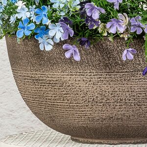 Декоративное кашпо Ричмонд 35*17 см мокко, пластик Edelman фото 2