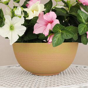 Декоративное кашпо Терра Нова 25*12 см, пластик